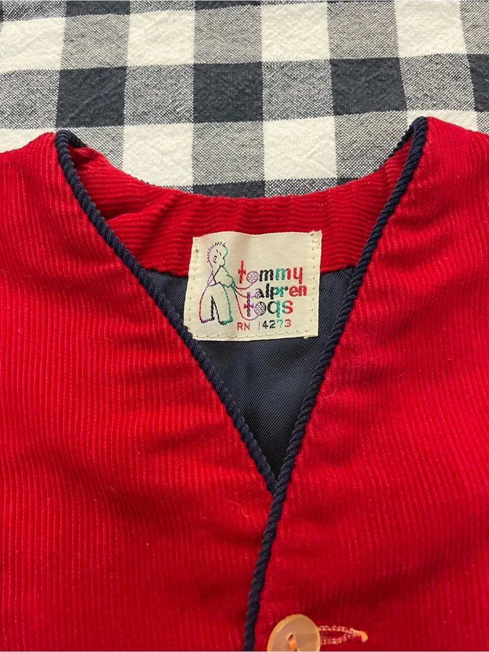 Vintage Tommy alpren Togs Blazer 3T